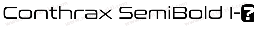 Conthrax SemiBold I字体转换